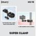 JMARY MS-90 Aluminium Multi-Functional Super Clamp for Camera and Phone - Black